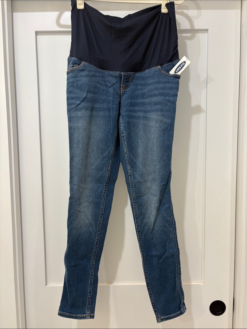 Old Navy Navy & Blue Maternity Skinny Jeans